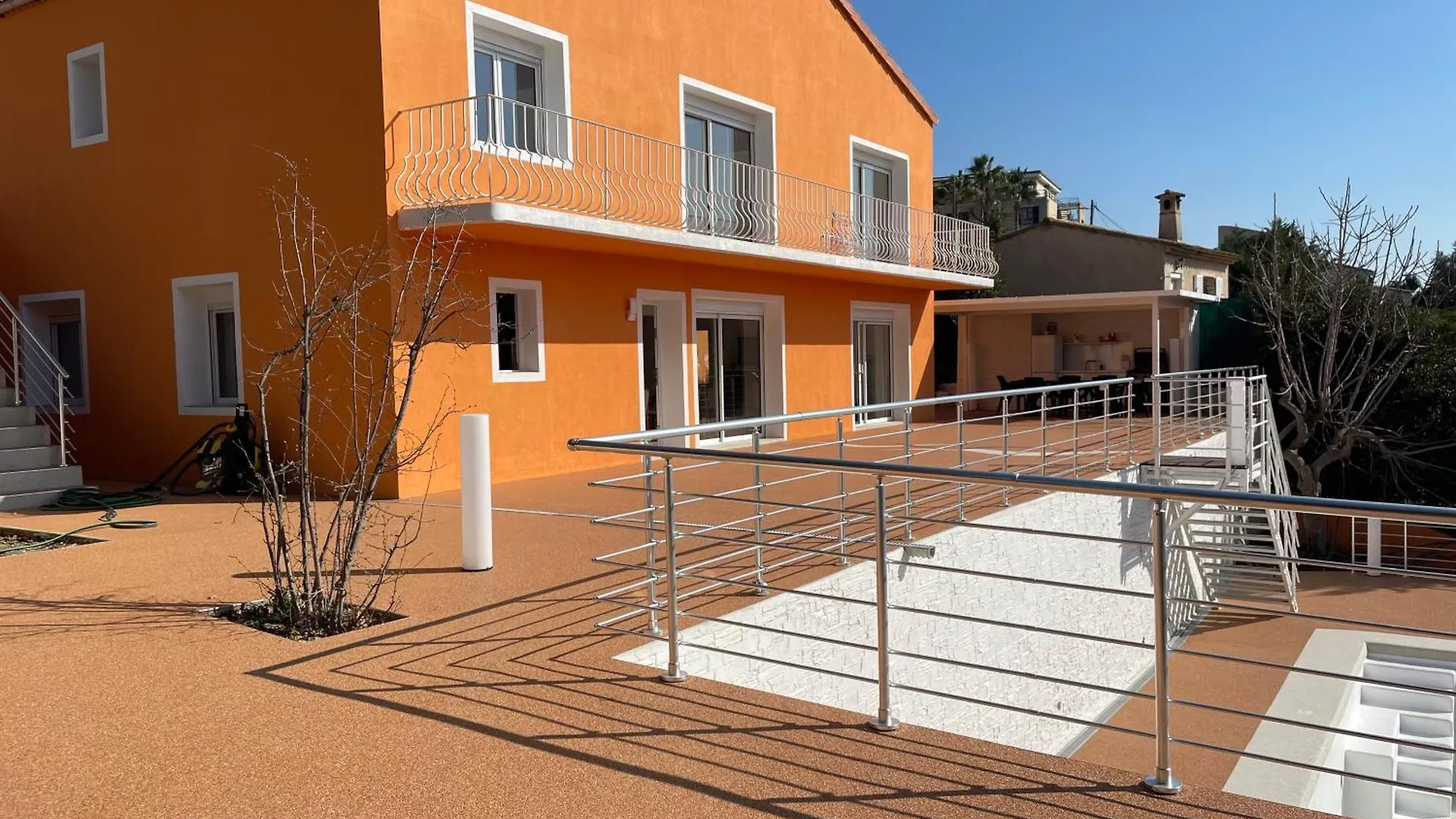 Orange Villa On The Cote D'Azur 6Br 11Pax Ac Private Heated Pool Bbq Mountain View Cagnes-sur-Mer